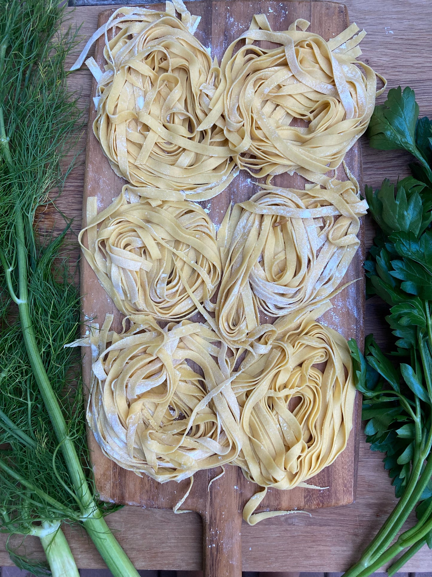 November 28, 2023 @ 5:30pm Spinach Pasta Class with Renée Blair Cost: $70.00