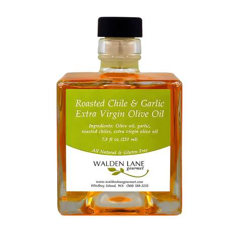 Walden Lane Roasted Chile & Garlic Extra Virgin Olive Oil - 7.8 fl oz
