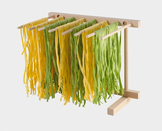Pasta Drying Rack — Natural Beechwood, Collapsible