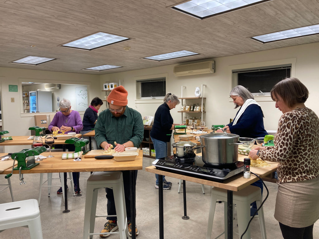 Fresh Butternut Squash Ravioli Pasta Class with Aurora Echo