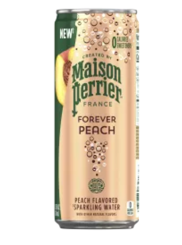 Maison Perrier Peach Sparkling Water